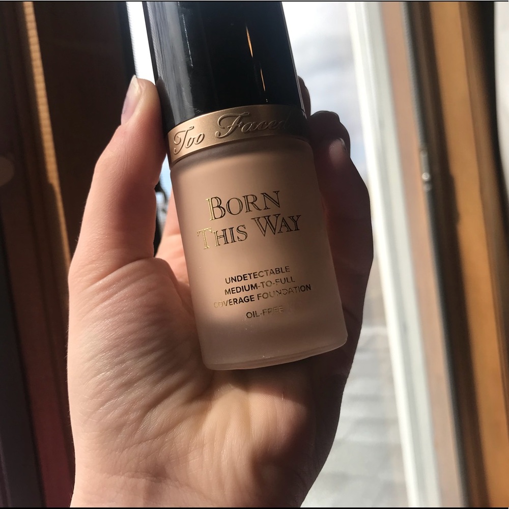 Too faced born this way foundation! Never used
